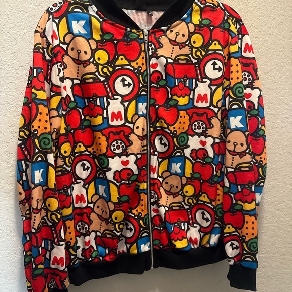SHEIN X HELLO KITTY AOP JACKET PLUS SIZE 1X - Picture 5 of 10